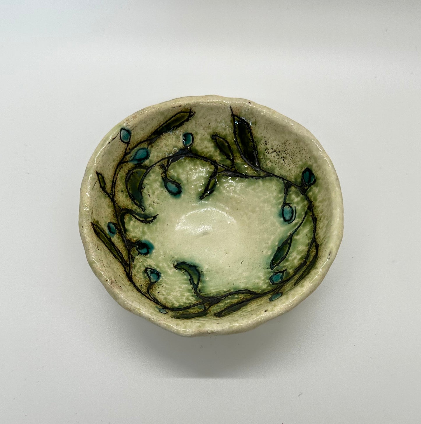 Small Stoneware Vine Bowl