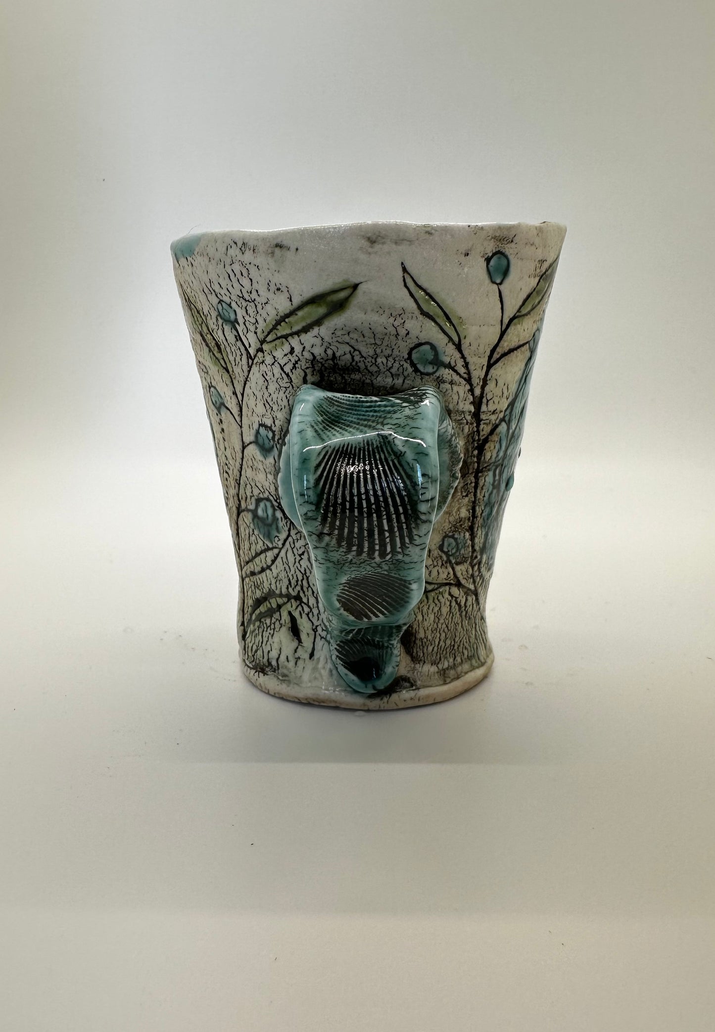 Porcelain Seashell Teacup